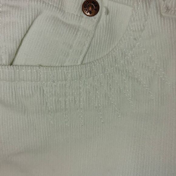 *NEW* Max Studios Ladies White Corduroy Straight Leg Pants Size 4 - Picture 5 of 10